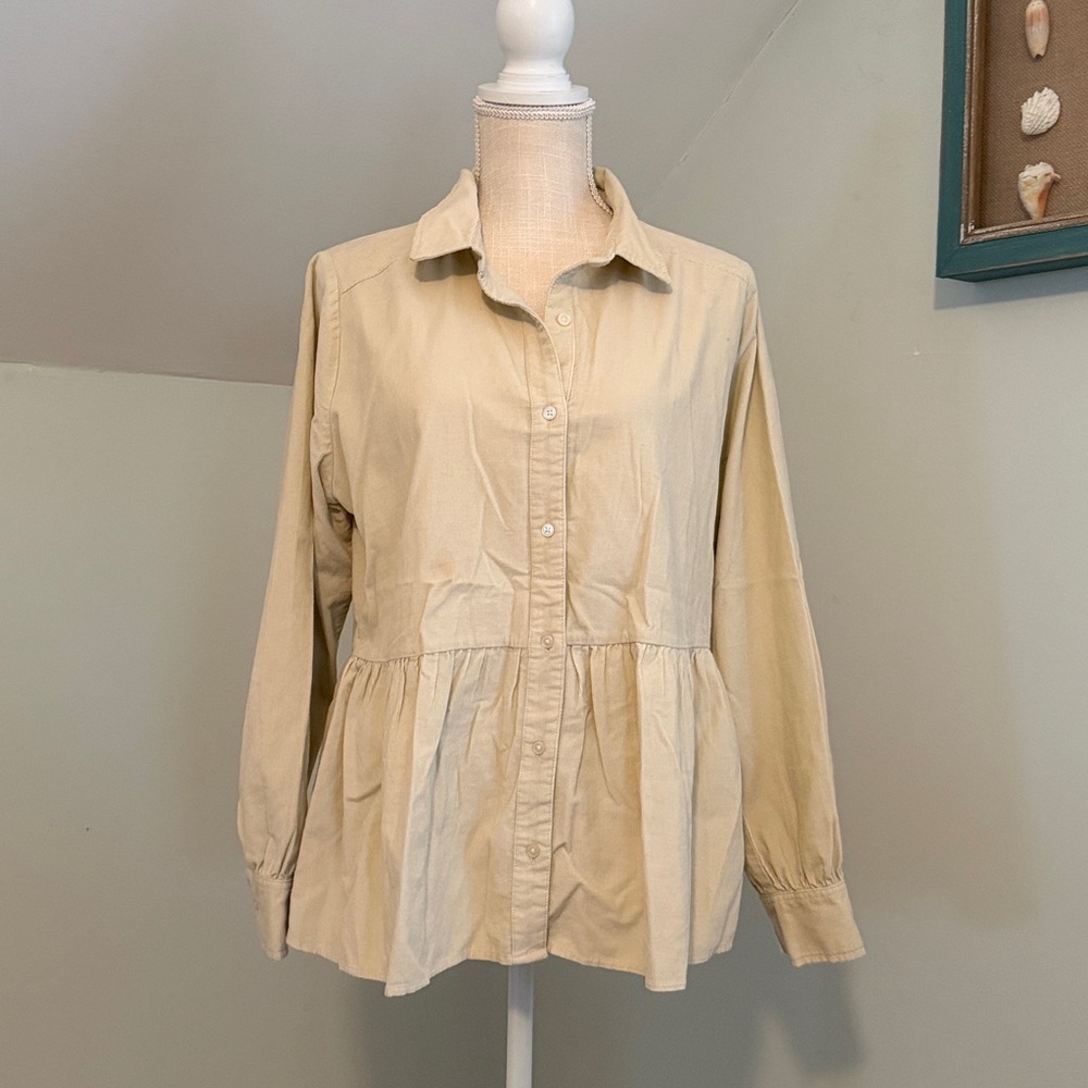 LOFT Light Cream top
